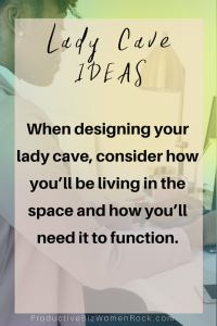 Lady Cave, She Shed, lifestyle, girl boss