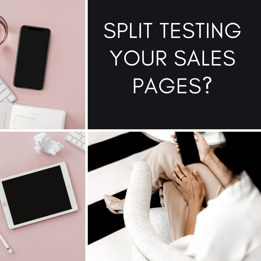Marketing Habits do split testing of sales pages 